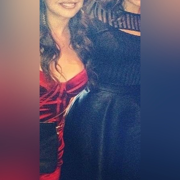 Dina Bar-El Red Satin Dress - Picture 12 of 12